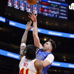 Dazzling Doncic scores 73 as Mavs down Hawks